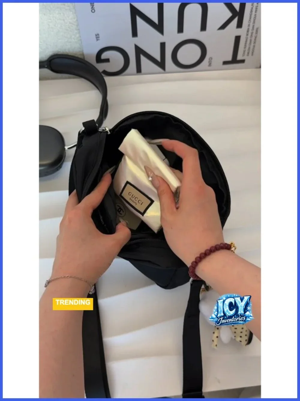 Compact Anti-Theft Nylon Crossbody Bag with Adjustable Strap